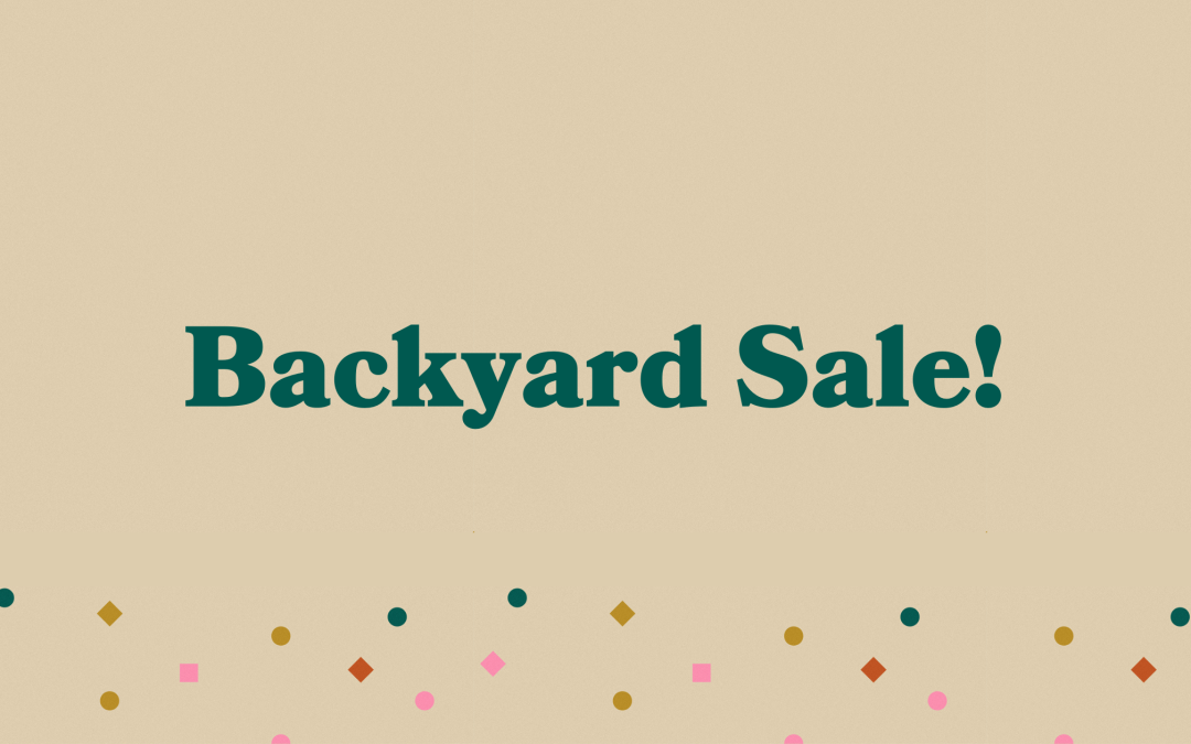 Backyard Sale