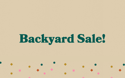 Backyard Sale