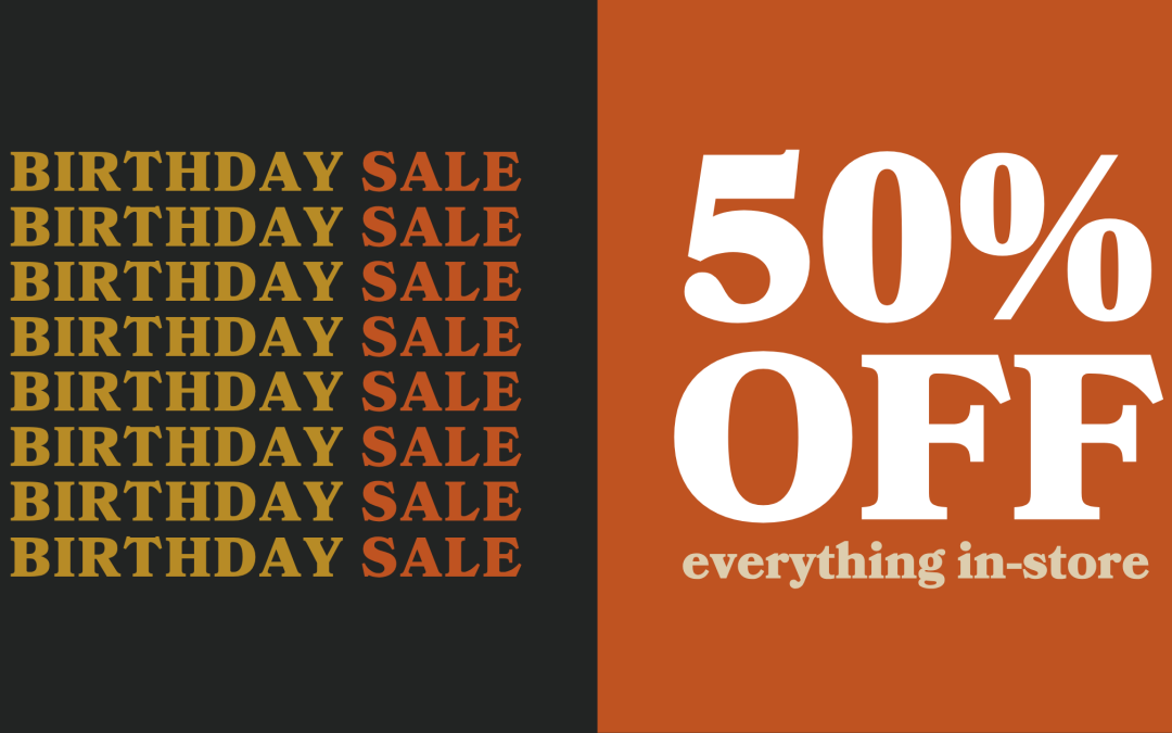 More Than a Fad Birthday Sale